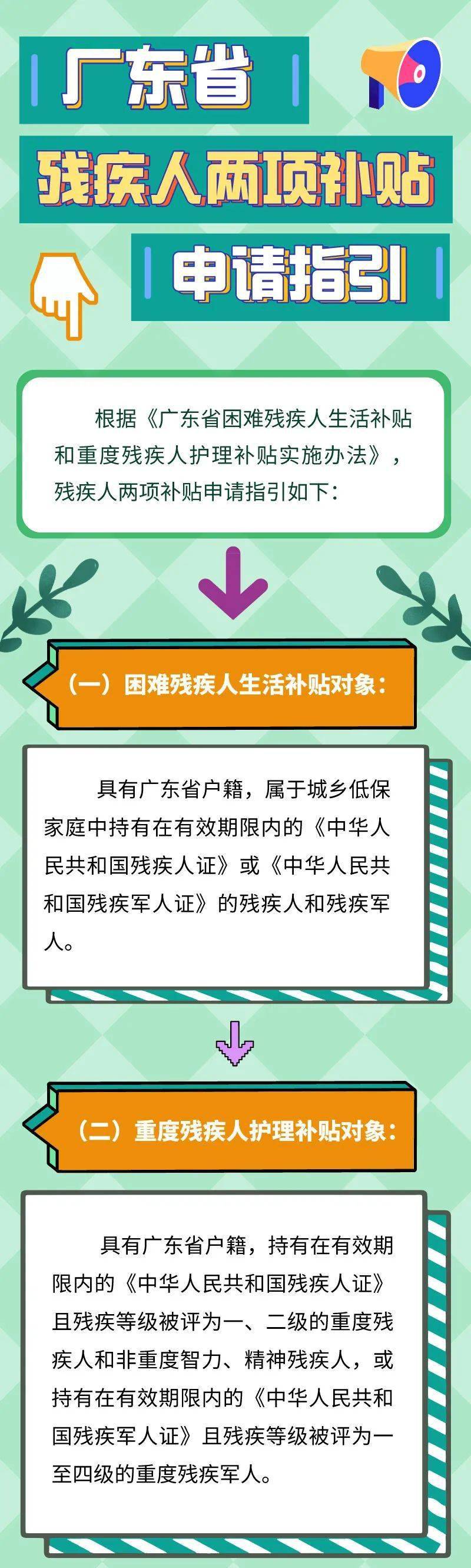 广东省残疾人补贴政策详解